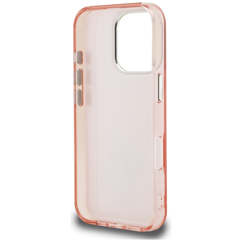 Deksel for Apple iPhone 16 Pro, Karl Lagerfeld, IML Aquarelle Logo Choupette, Rosa