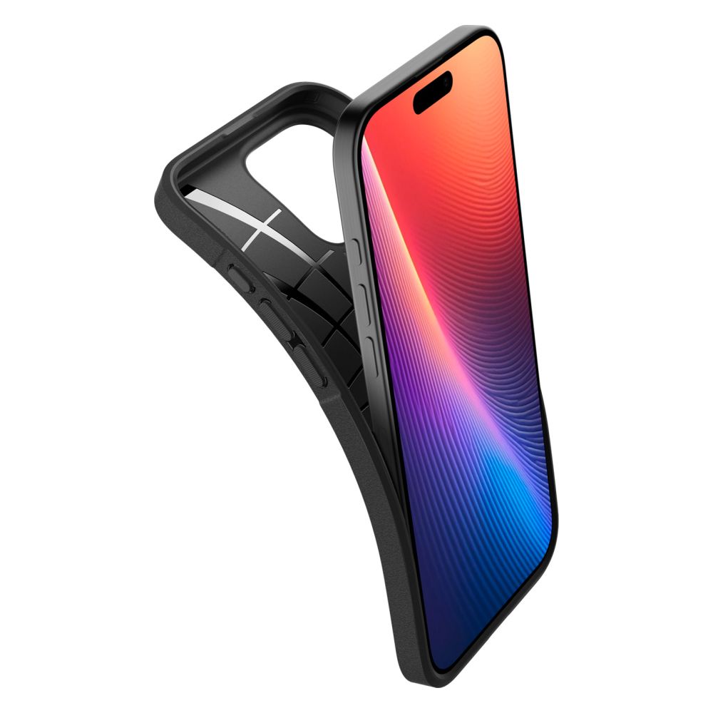 Deksel for Apple iPhone 16 Pro Max, Spigen, Core Armor, Matt Svart