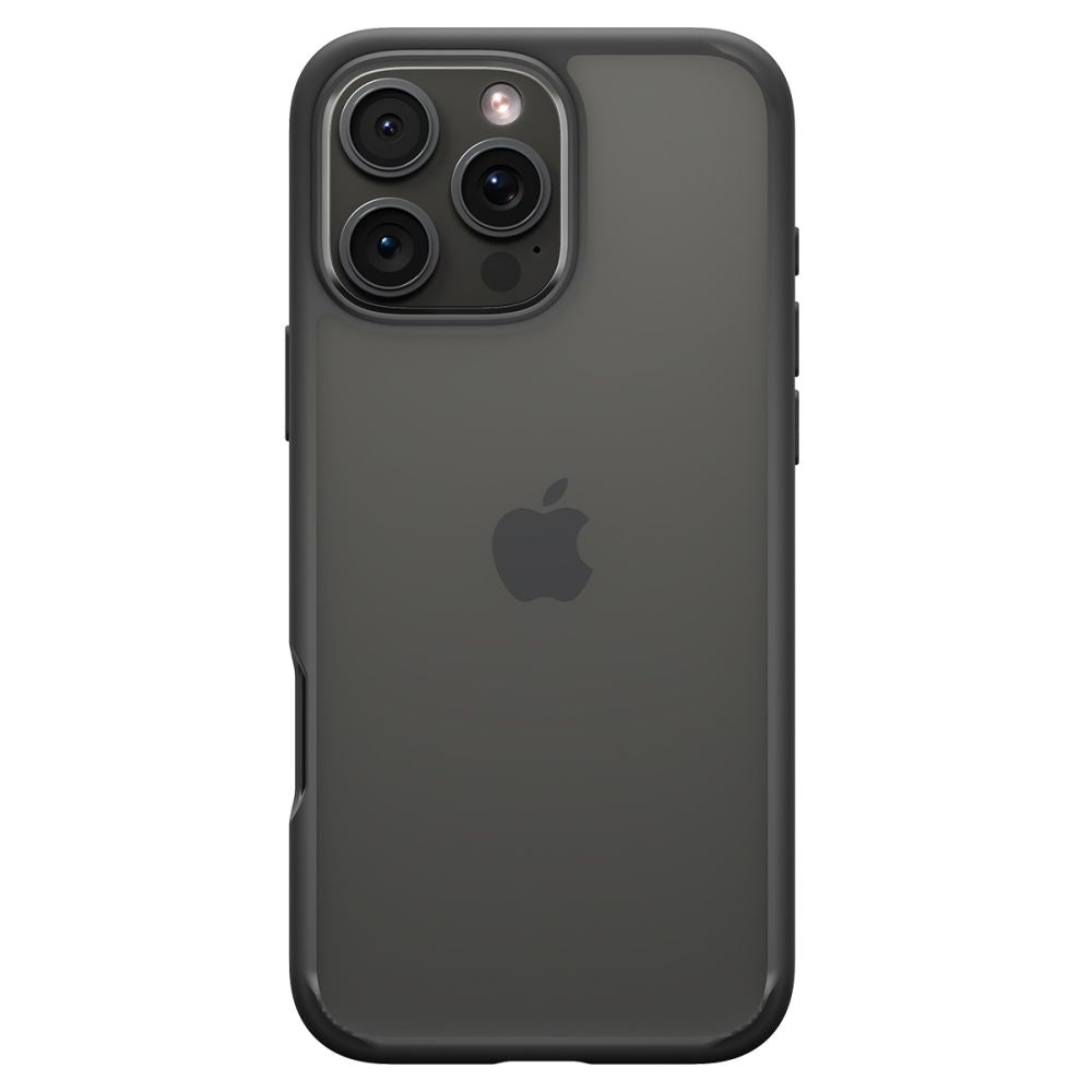 Deksel for Apple iPhone 16 Pro Max, Spigen, Ultra Hybrid, Matt Svart ACS07996