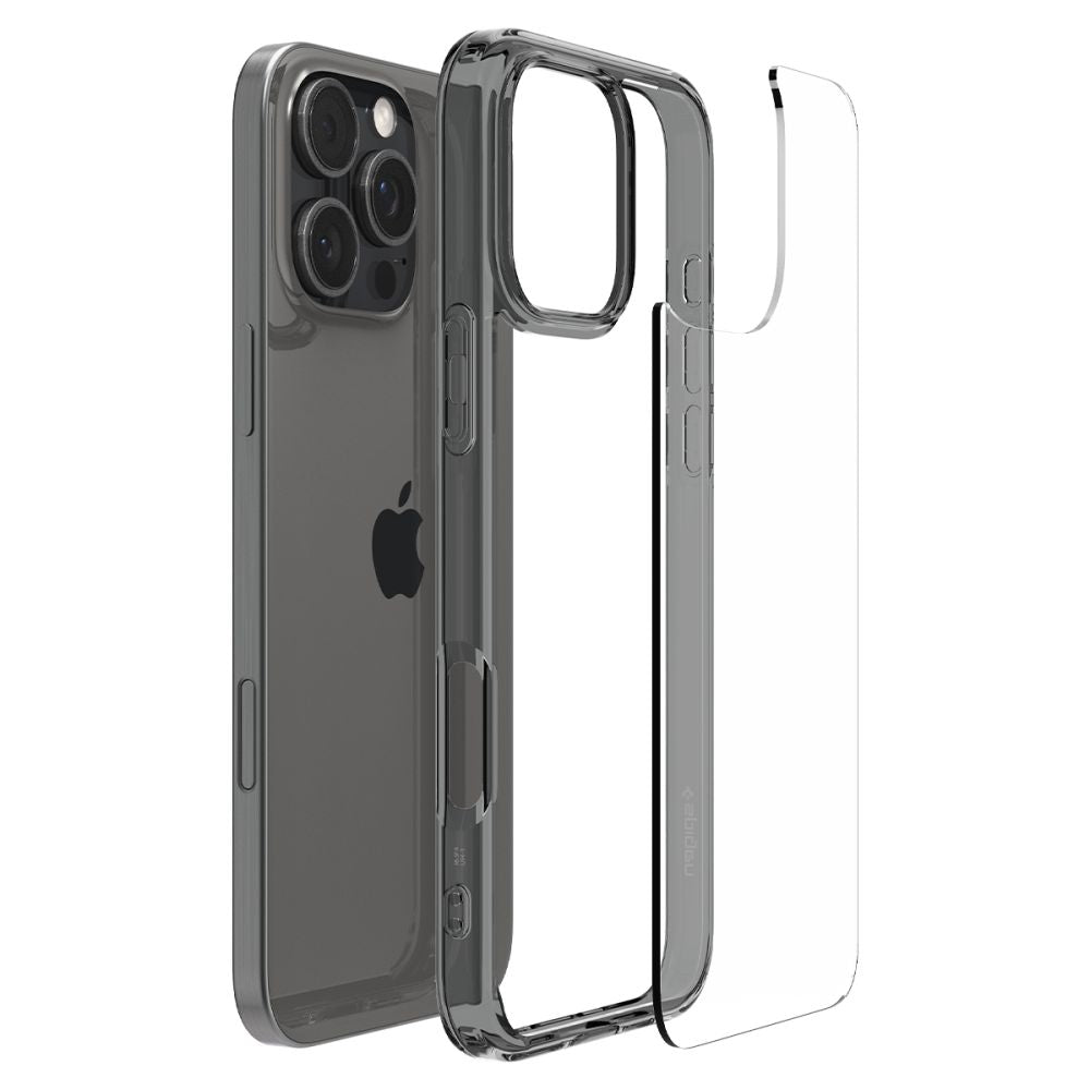 Deksel for Apple iPhone 16 Pro Max, Spigen, Ultra Hybrid, Røykfarget ACS07994