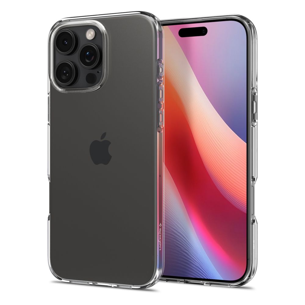 Deksel for Apple iPhone 16 Pro, Spigen, Liquid Crystal, Transparent ACS08112