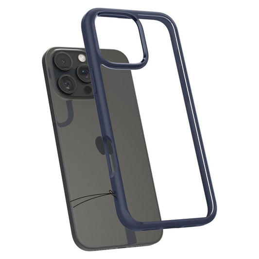 Deksel for Apple iPhone 16 Pro, Spigen, Ultra Hybrid, Marineblå ACS08126