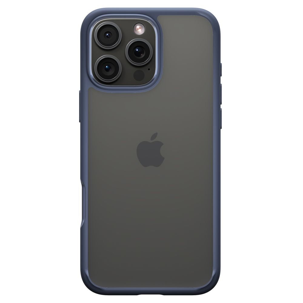 Deksel for Apple iPhone 16 Pro, Spigen, Ultra Hybrid, Marineblå ACS08126