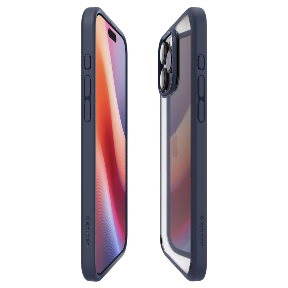 Deksel for Apple iPhone 16 Pro, Spigen, Ultra Hybrid, Marineblå ACS08126