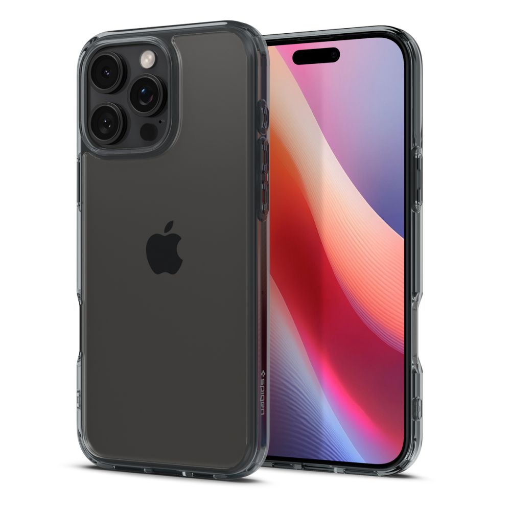 Deksel for Apple iPhone 16 Pro, Spigen, Ultra Hybrid, Røykfarget ACS08123