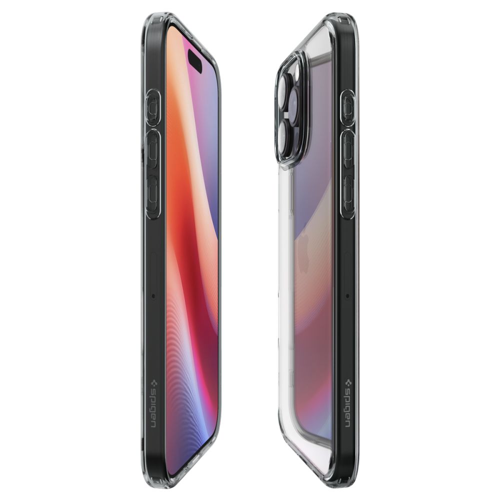 Deksel for Apple iPhone 16 Pro, Spigen, Ultra Hybrid, Røykfarget ACS08123