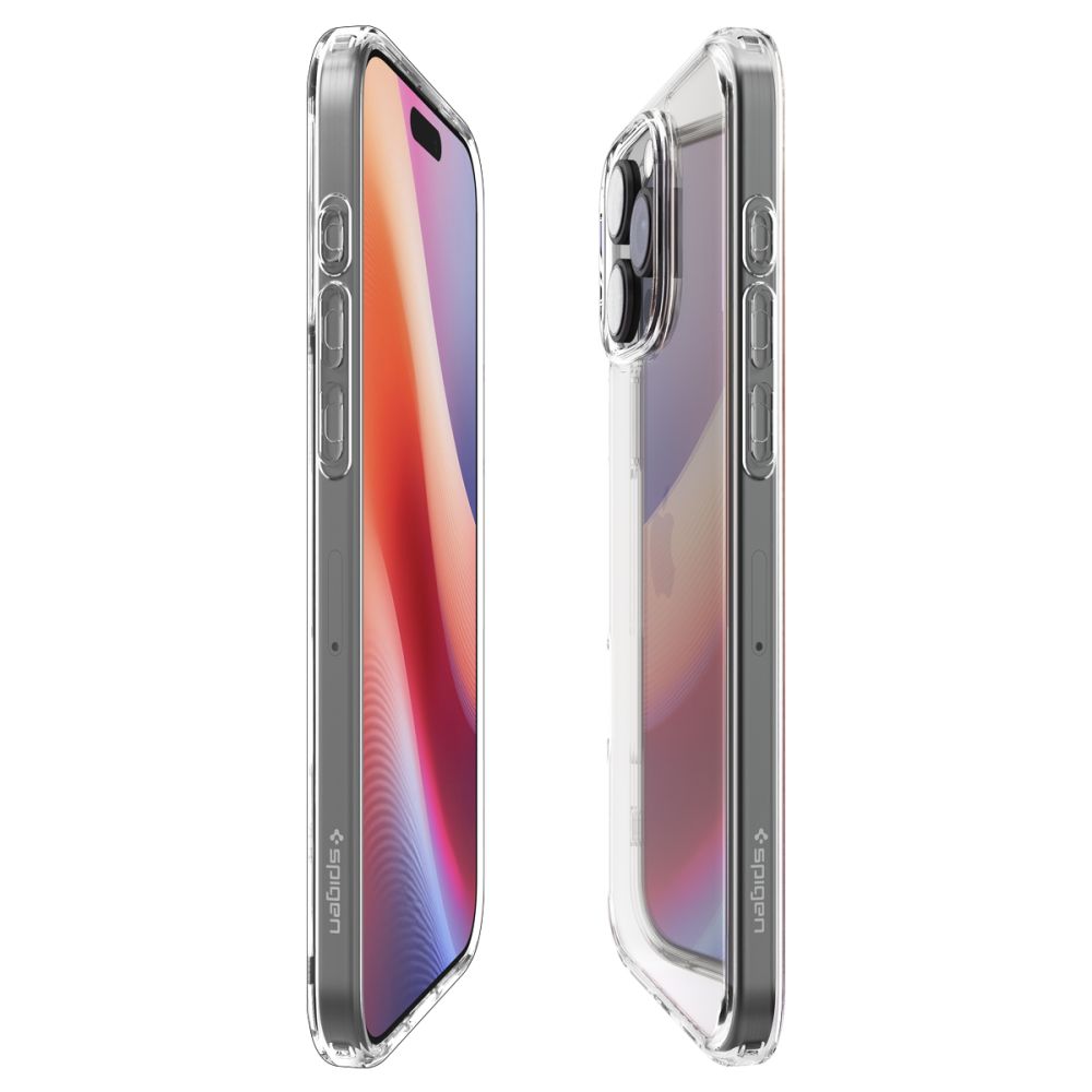 Deksel for Apple iPhone 16 Pro, Spigen, Ultra Hybrid, Transparent ACS08121