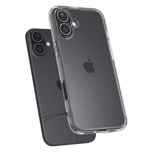Deksel for Apple iPhone 16, Spigen, Ultra Hybrid, Transparent