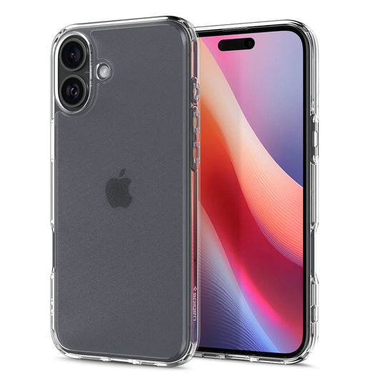 Deksel for Apple iPhone 16, Spigen, Ultra Hybrid, Satinert Transparent