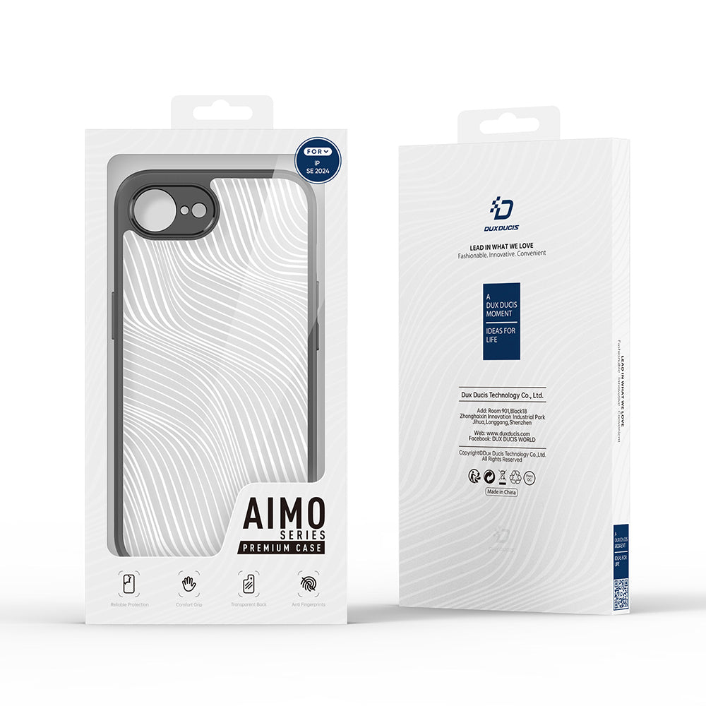 Deksel for Apple iPhone 17e / 16e, DUX DUCIS, Aimo, Svart