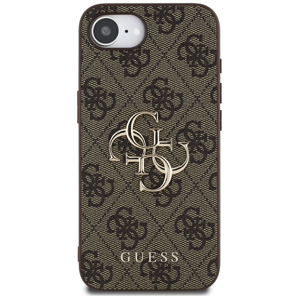 Deksel for Apple iPhone 17e / 16e, Guess, 4G Big Logo, Brun