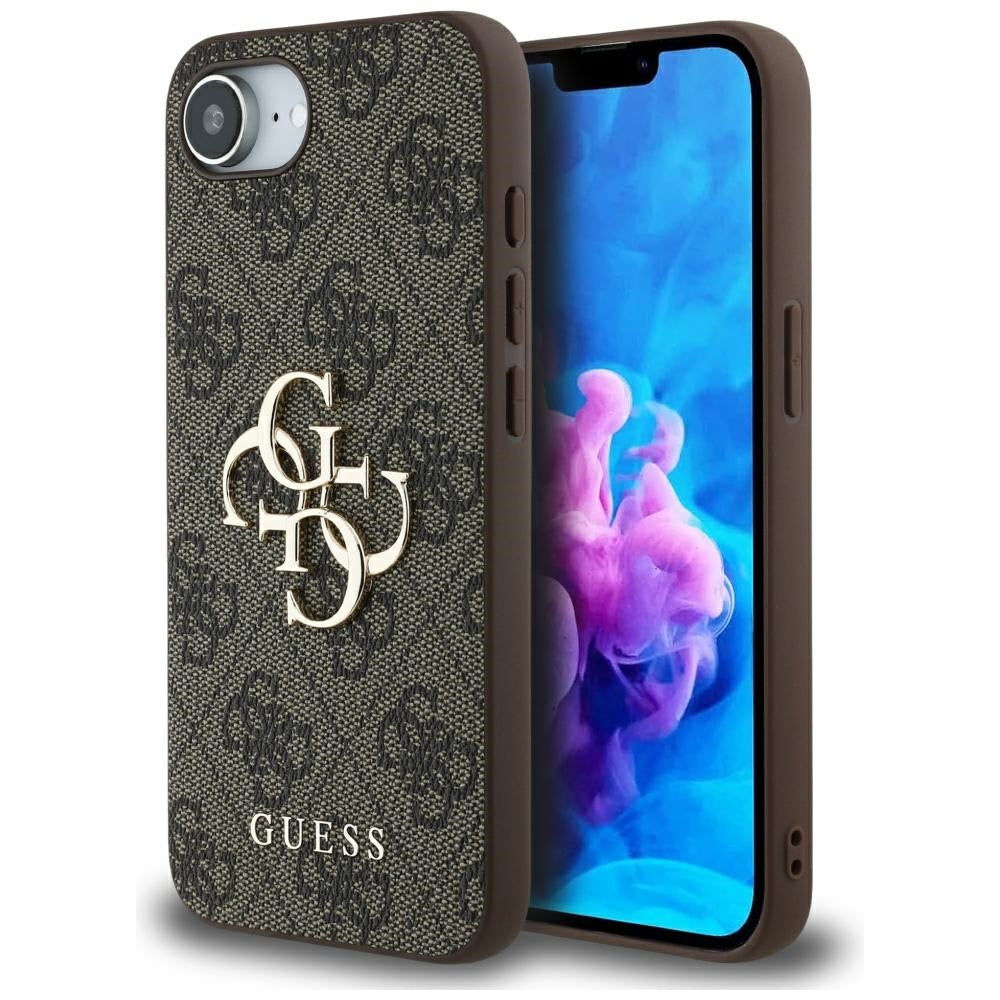 Deksel for Apple iPhone 17e / 16e, Guess, 4G Big Logo, Svart