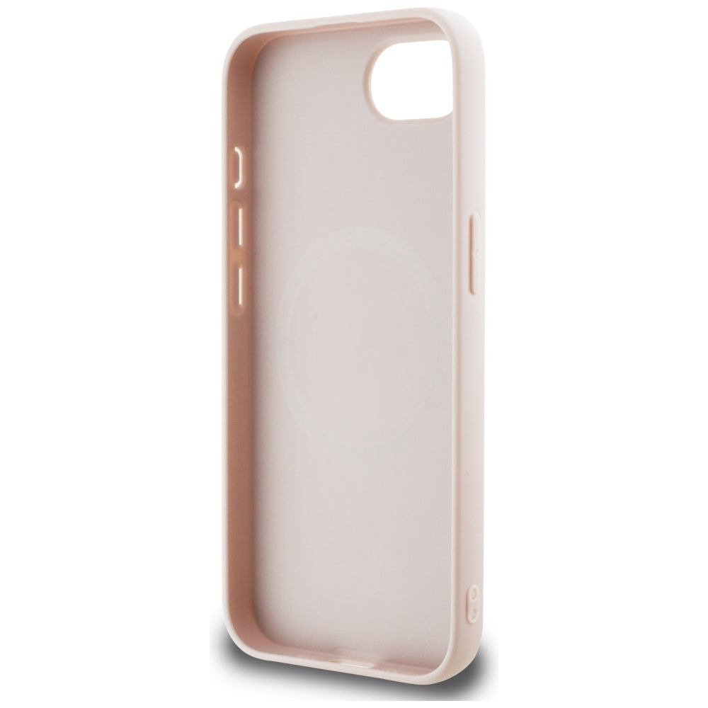 Deksel for Apple iPhone 17e / 16e, Guess, 4G Script Logo, Rosa