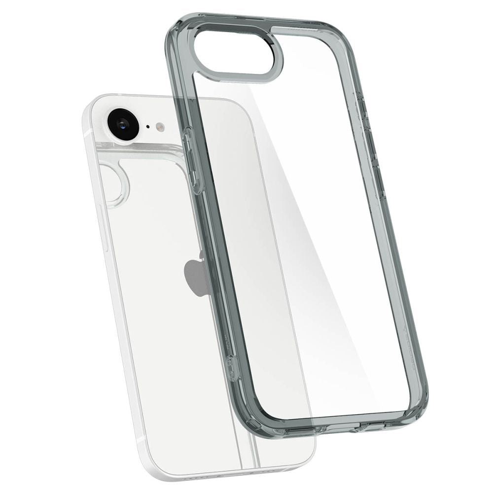 Deksel for Apple iPhone 17e / 16e, Spigen, Ultra Hybrid, Røykfarget ACS09531