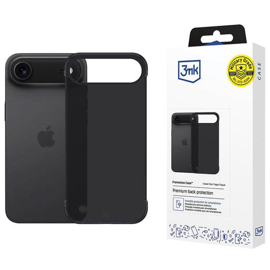 Deksel for Apple iPhone 17 Air, 3MK, Just20g, Svart