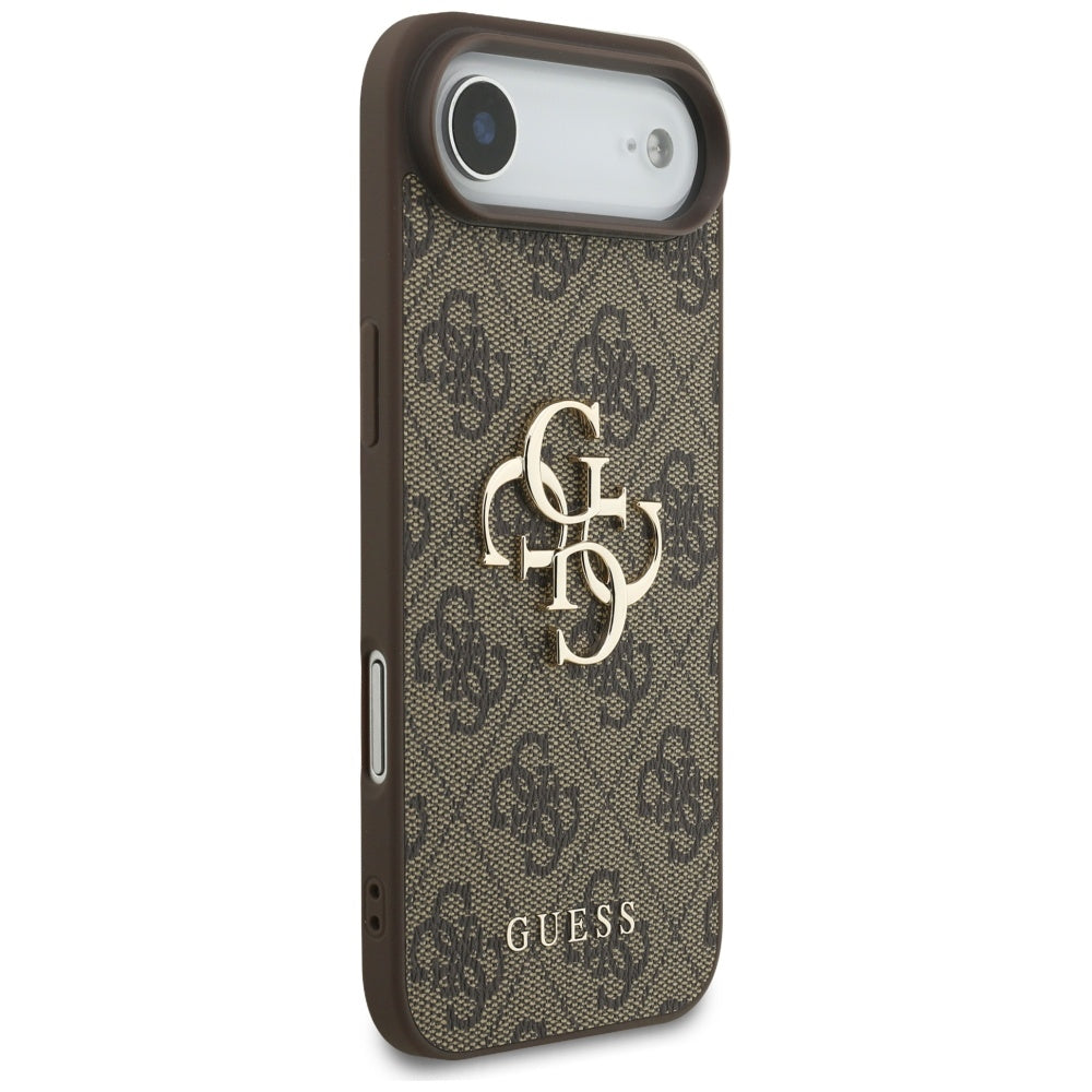 Deksel for Apple iPhone 17 Air, Guess, 4G Big Logo, Brun