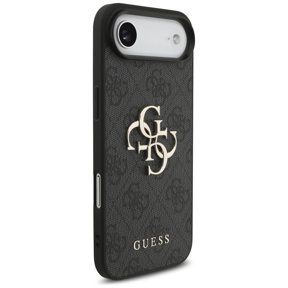 Deksel for Apple iPhone 17 Air, Guess, 4G Classic Logo with Strap, Svart