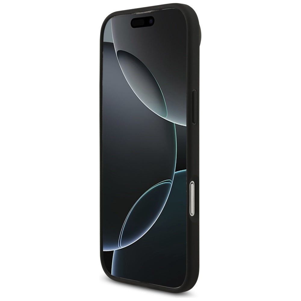 Deksel for Apple iPhone 17 Air, Guess, 4G Grained Big and Classic Logo, Svart
