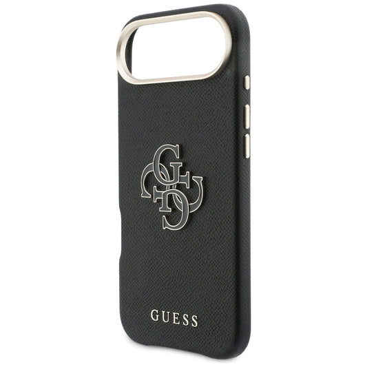Deksel for Apple iPhone 17 Air, Guess, Resin Logo, Svart