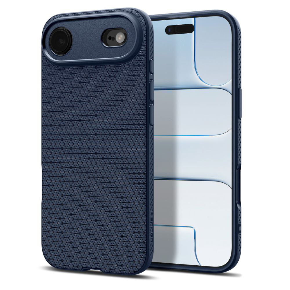 Deksel for Apple iPhone 17 Air, Spigen, Liquid Air, Marineblå ACS10303