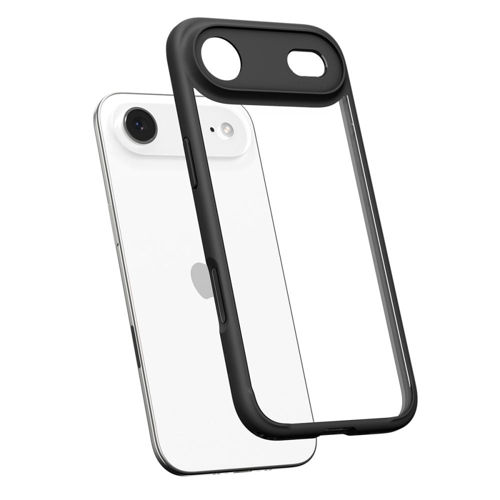 Deksel for Apple iPhone 17 Air, Spigen, Ultra Hybrid, Matt Svart