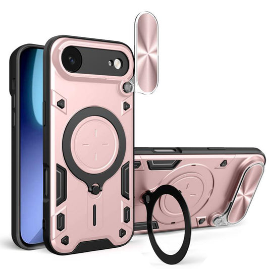 Deksel for Apple iPhone 17 Air, Techsuit, CamGuard Pro, Roségull