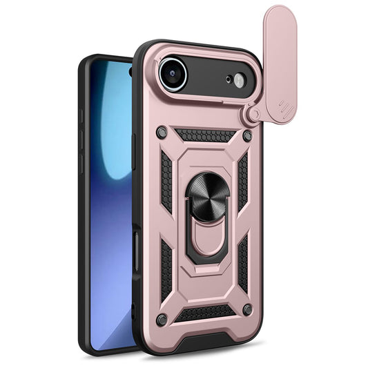 Deksel for Apple iPhone 17 Air, Techsuit, CamShield, Rosa