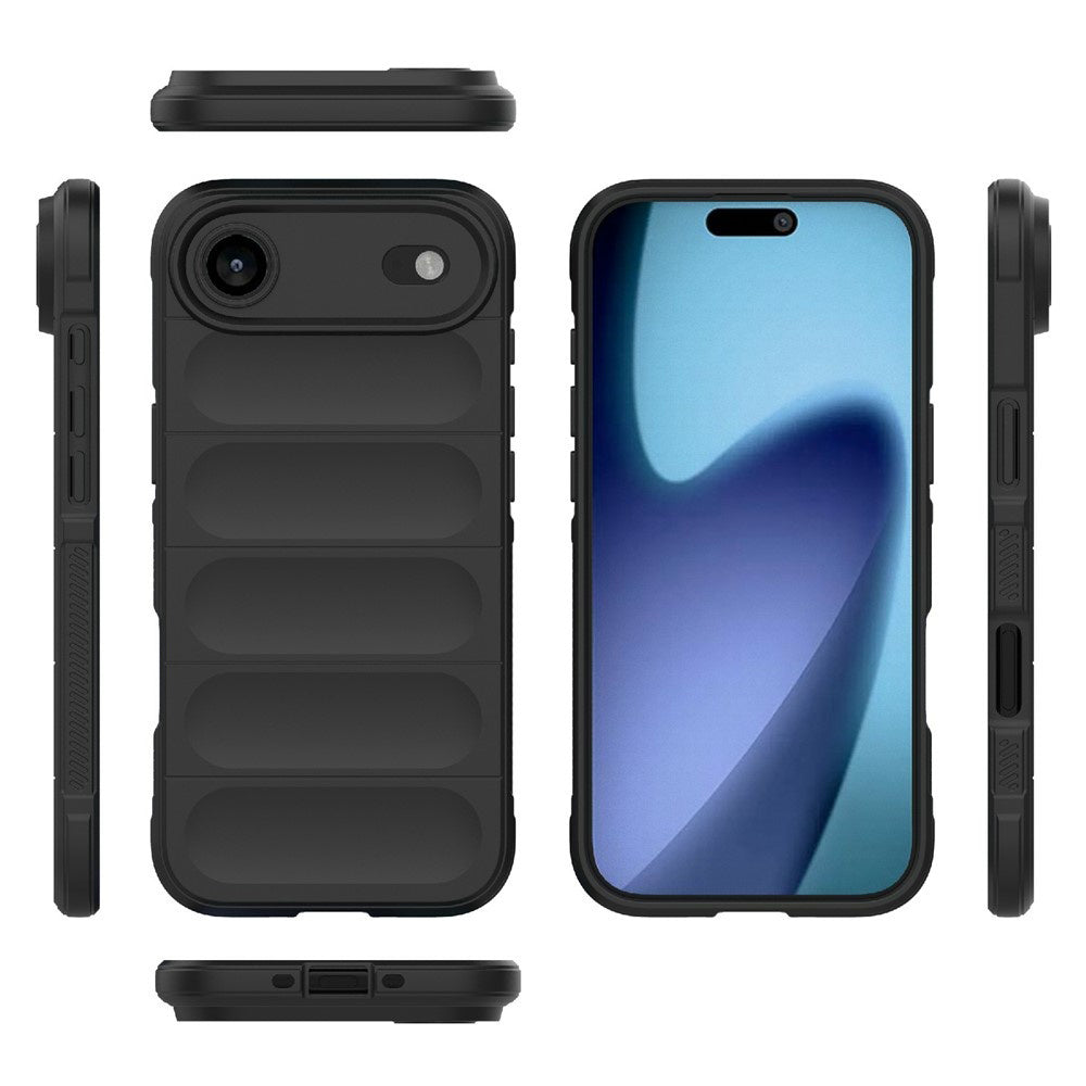 Deksel for Apple iPhone 17 Air, Techsuit, Magic Shield, Svart