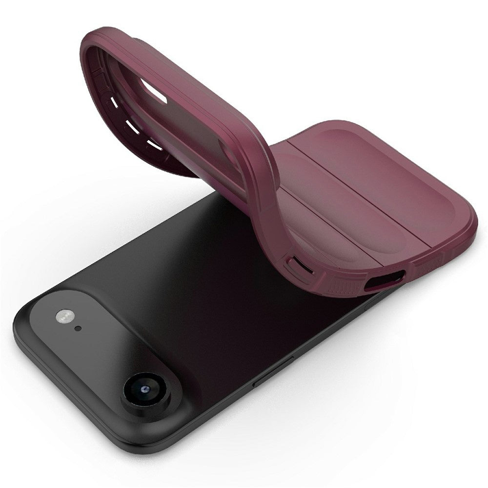 Deksel for Apple iPhone 17 Air, Techsuit, Magic Shield, Kirsebærrød