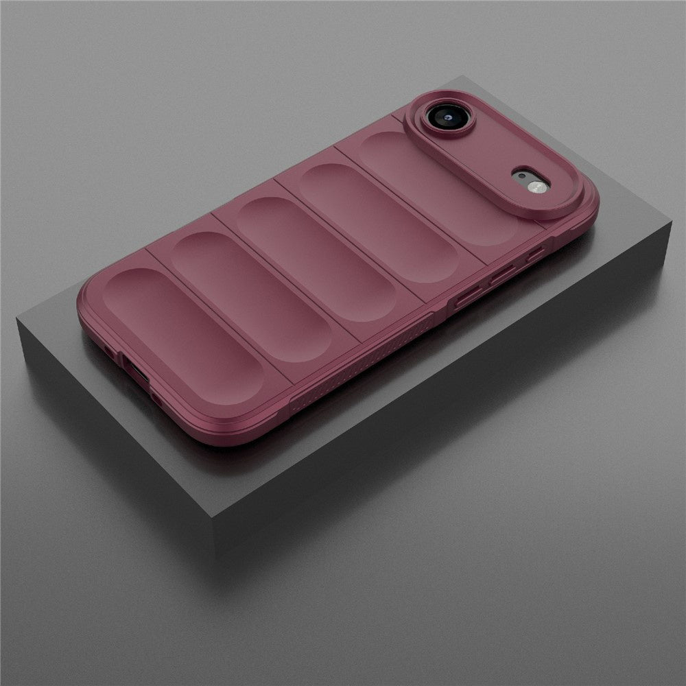 Deksel for Apple iPhone 17 Air, Techsuit, Magic Shield, Kirsebærrød