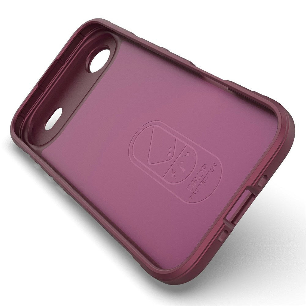 Deksel for Apple iPhone 17 Air, Techsuit, Magic Shield, Kirsebærrød