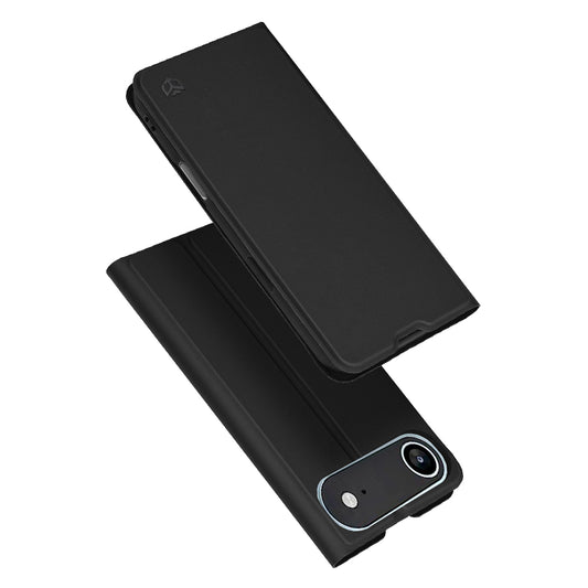 Deksel for Apple iPhone 17 Air, Techsuit, Magskin Book, Svart