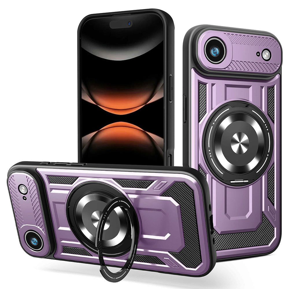 Deksel for Apple iPhone 17 Air, Techsuit, RuggedCam, Lilla