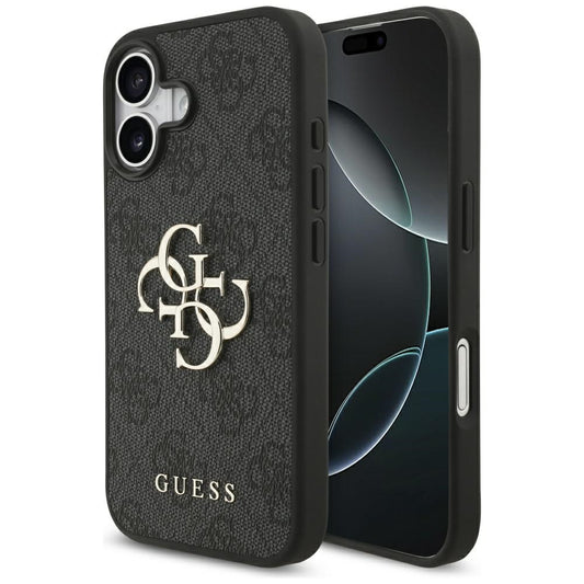 Deksel for Apple iPhone 17, Guess, 4G Big Logo, Svart