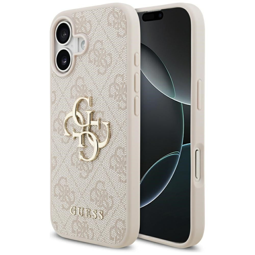 Deksel for Apple iPhone 17, Guess, 4G Big Logo, Rosa