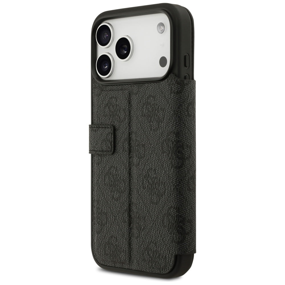Deksel for Apple iPhone 17, Guess, 4G Metal Logo, Svart