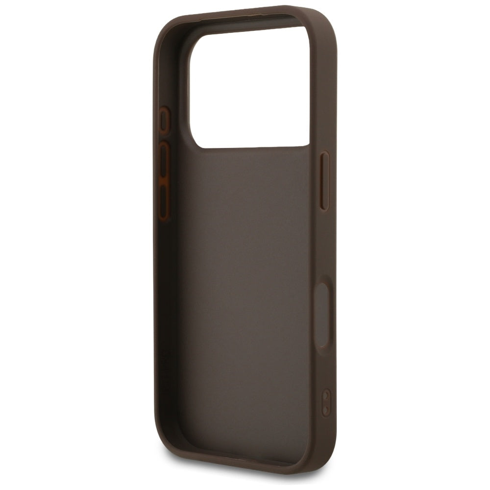 Deksel for Apple iPhone 17 Pro, Guess, 4G Classic, Brun