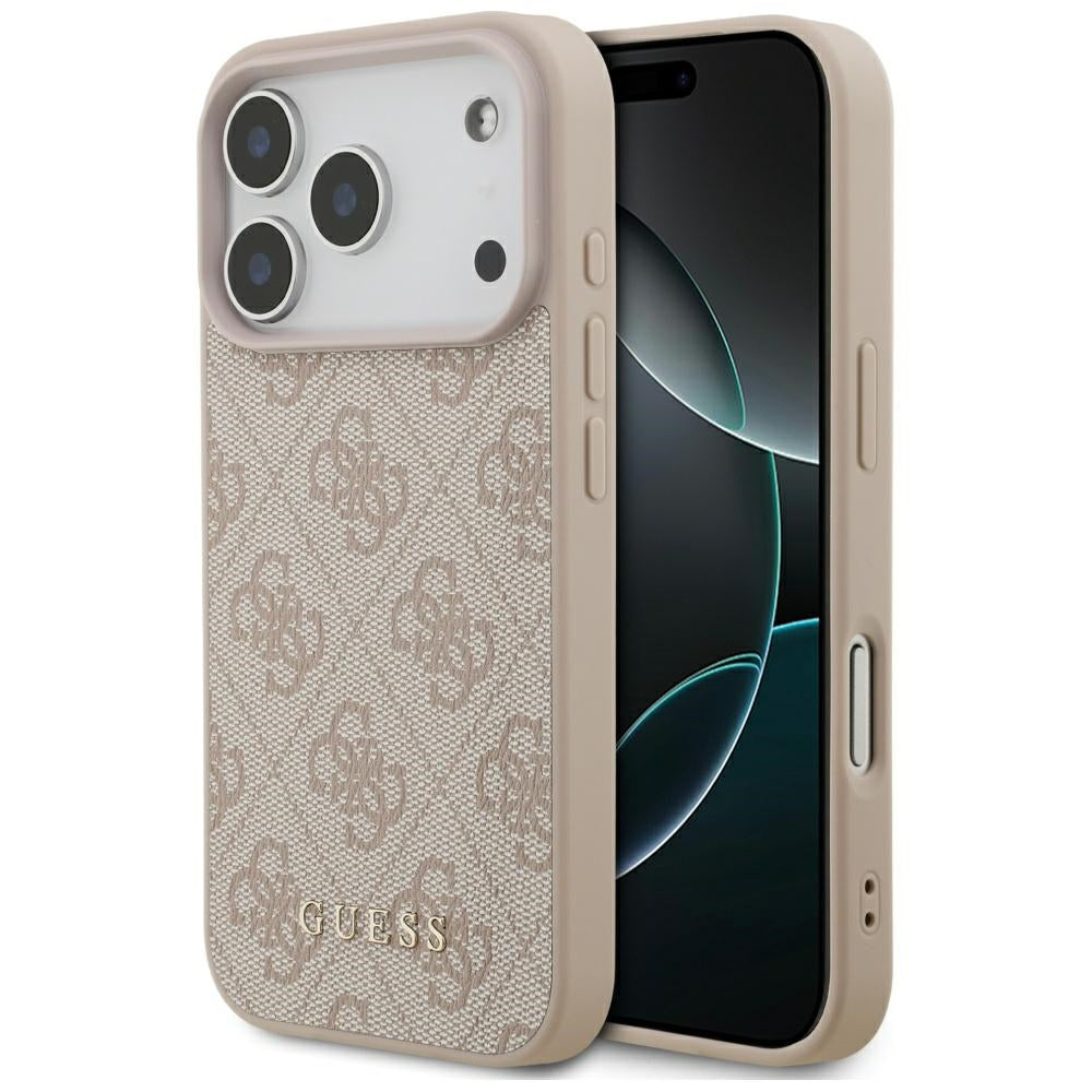 Deksel for Apple iPhone 17 Pro, Guess, 4G Classic, Rosa