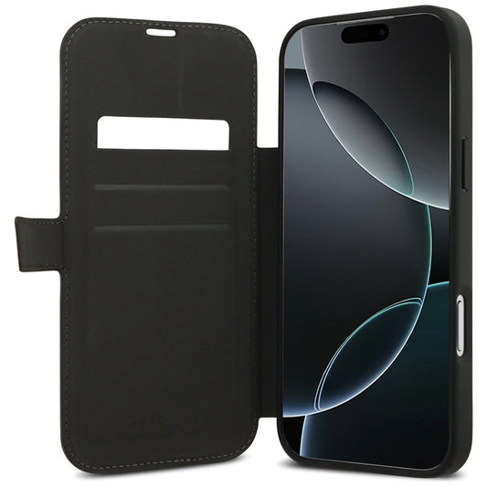 Deksel for Apple iPhone 17 Pro, Guess, 4G Metal Logo, Brun