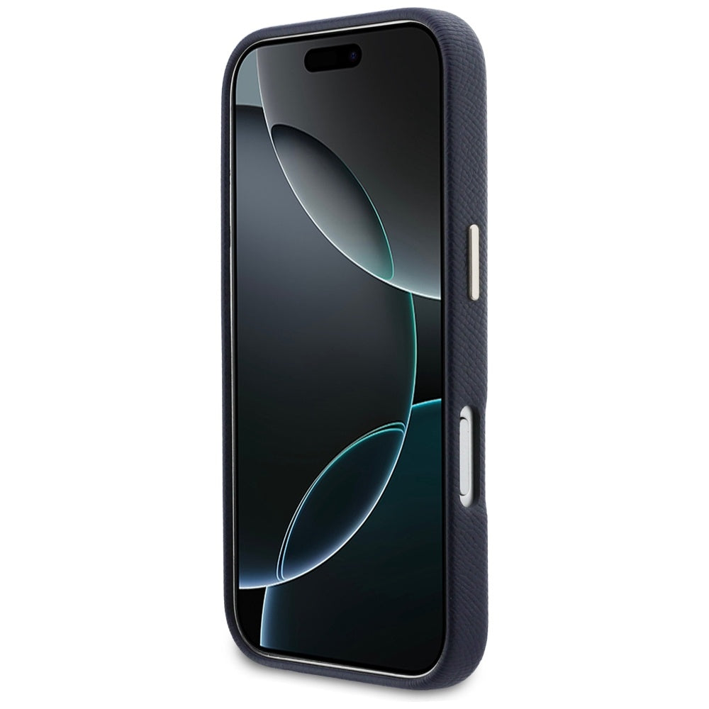 Deksel for Apple iPhone 17 Pro, Guess, Resin Logo, Blå