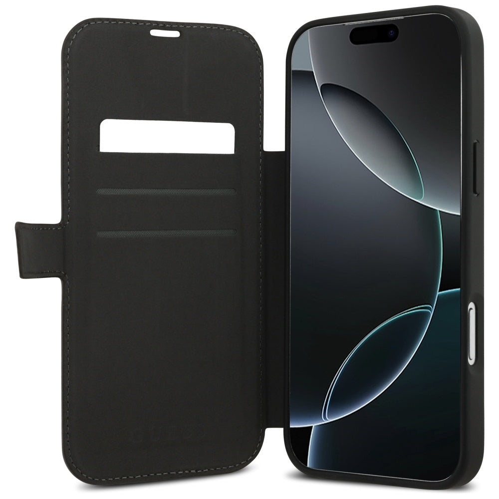 Deksel for Apple iPhone 17 Pro Max, Guess, 4G Metal Logo, Brun