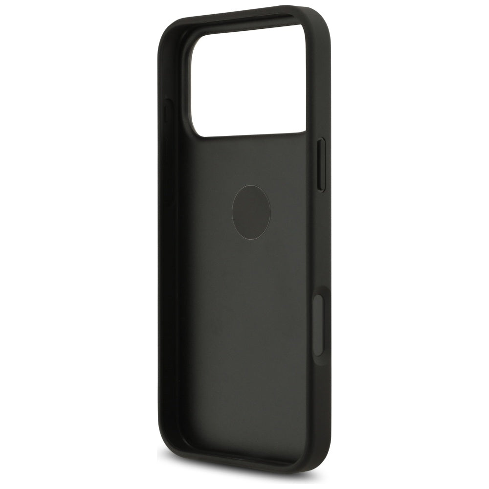 Deksel for Apple iPhone 17 Pro Max, Guess, 4G Ring Stand, Svart