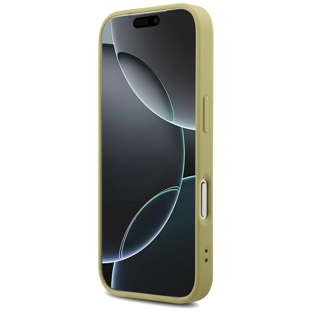 Deksel for Apple iPhone 17 Pro Max, Guess, Fixed Glitter Big 4G, Gull