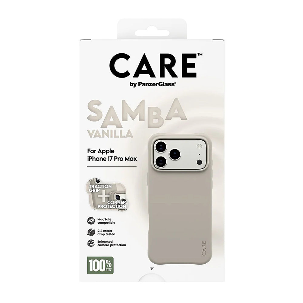 Deksel for Apple iPhone 17 Pro Max, PanzerGlass, Care Fashionable, Beige