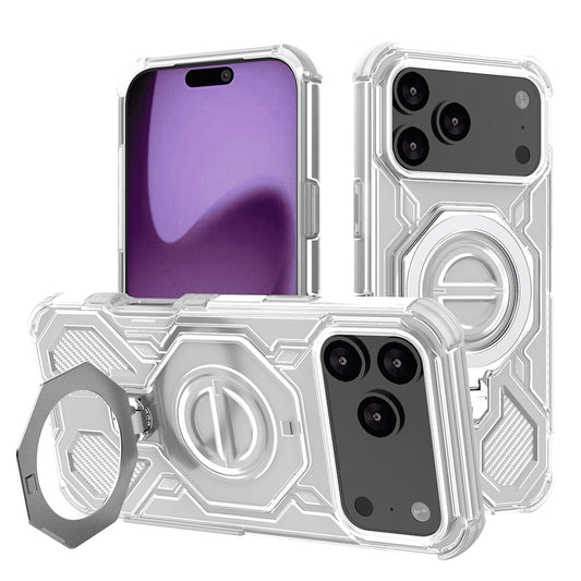 Deksel for Apple iPhone 17 Pro Max, Techsuit, Carbon Shield Pro, Hvit