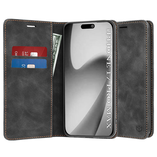 Deksel for Apple iPhone 17 Pro Max, Techsuit, Confy, Svart