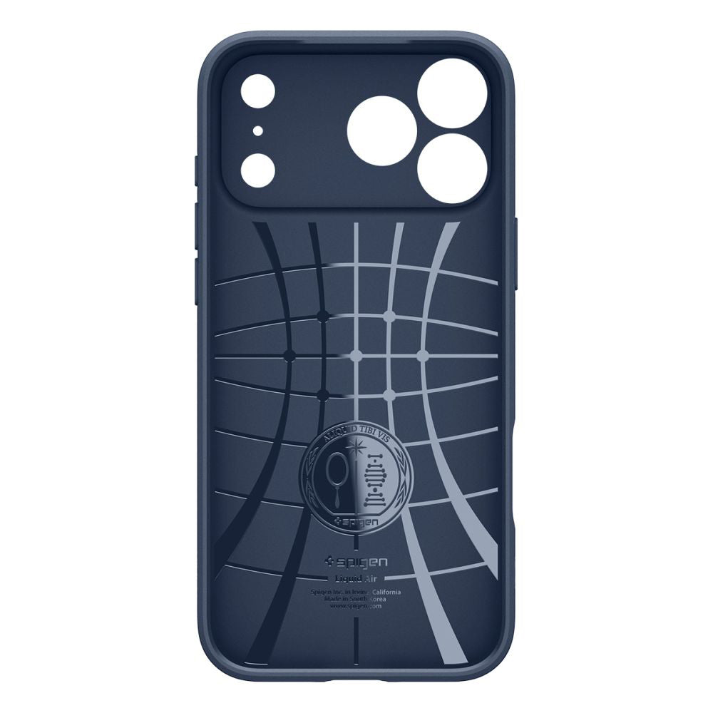 Deksel for Apple iPhone 17 Pro, Spigen, Liquid Air, Marineblå