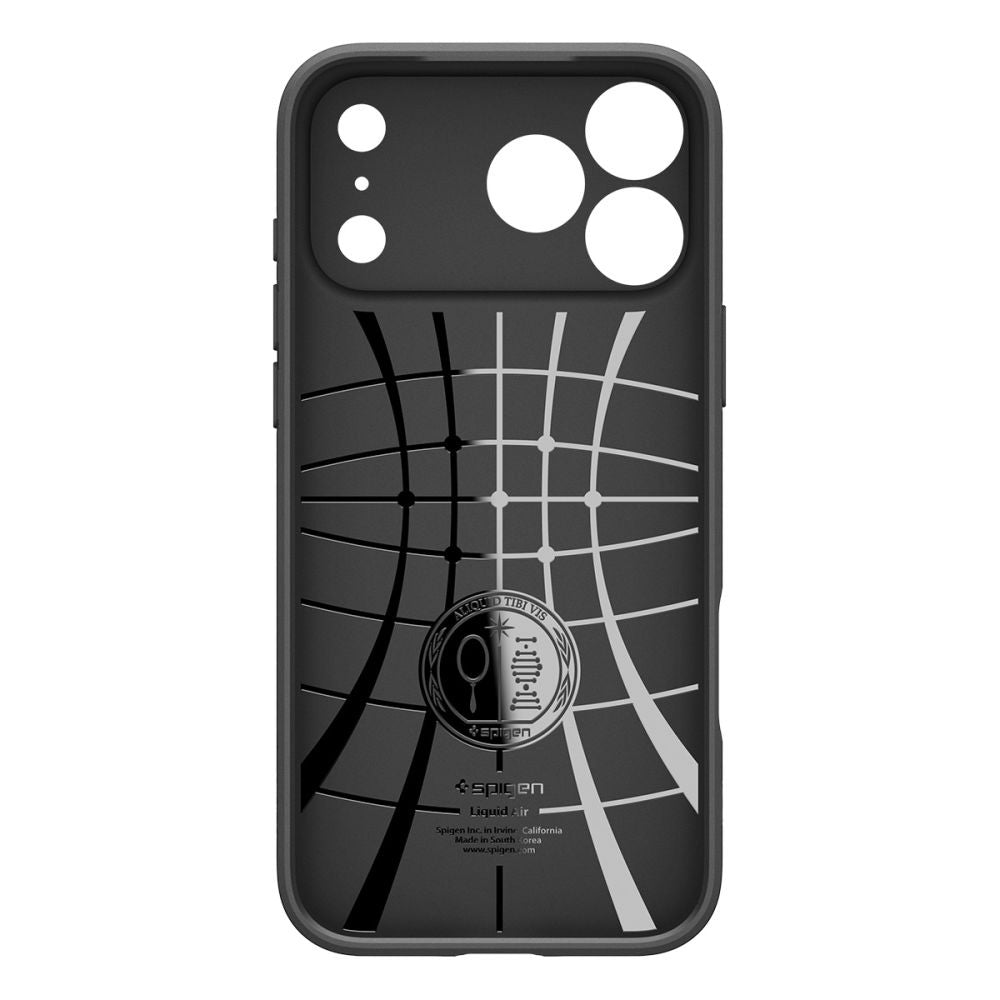 Deksel for Apple iPhone 17 Pro, Spigen, Liquid Air, Matt Svart ACS10331