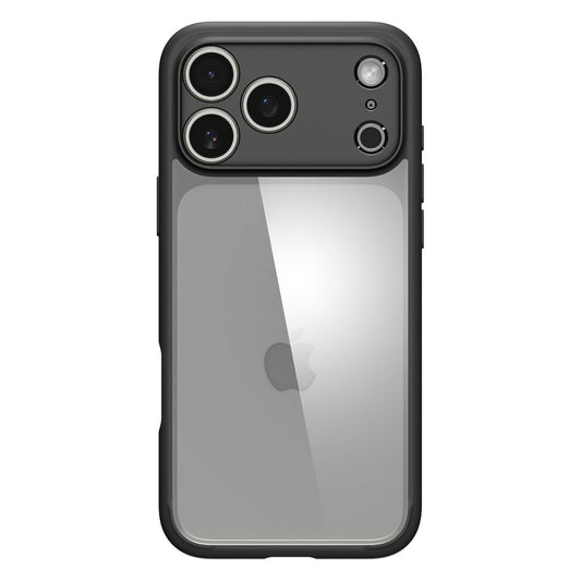 Deksel for Apple iPhone 17 Pro, Spigen, Ultra Hybrid, Matt Svart
