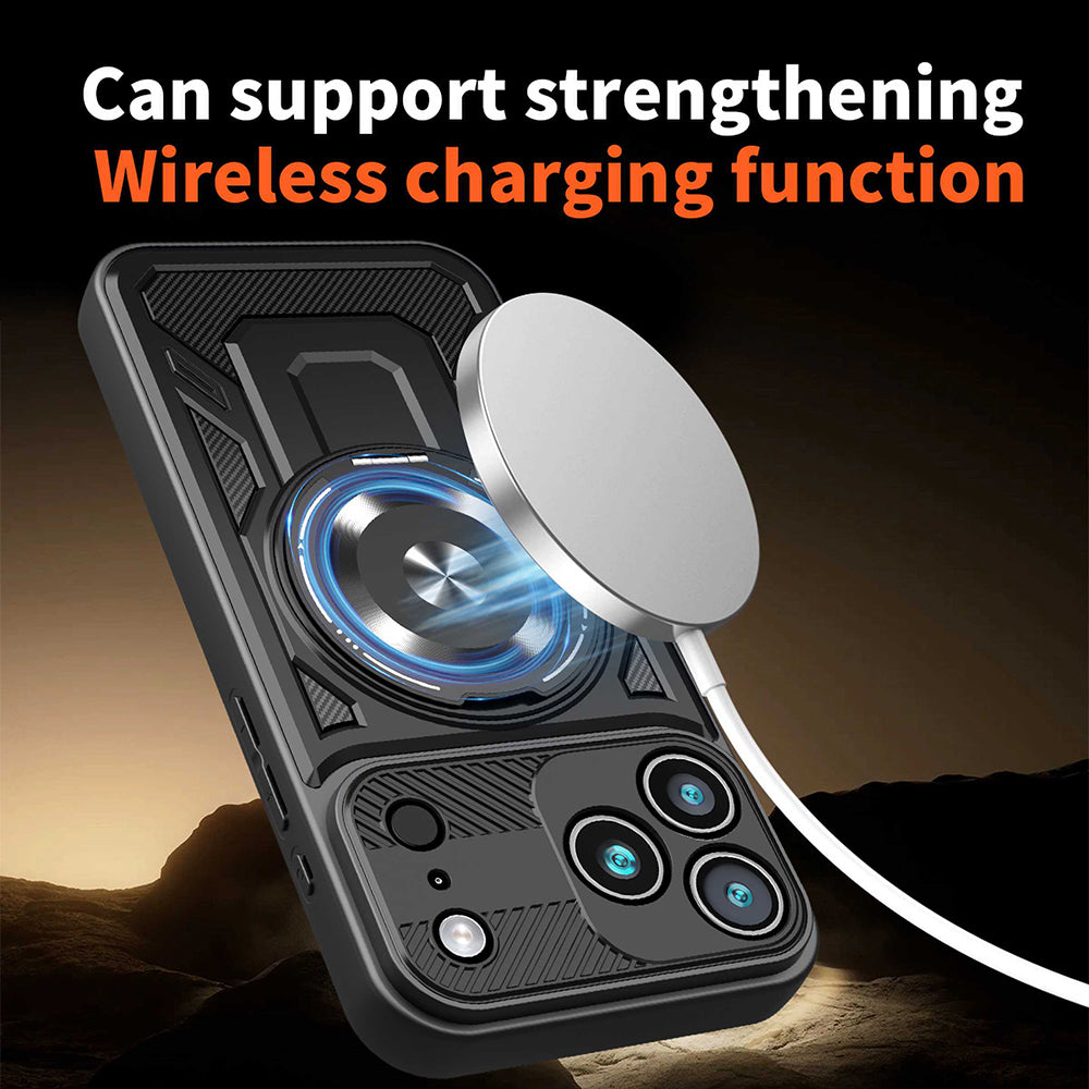 Deksel for Apple iPhone 17 Pro, Techsuit, RuggedCam, Blå